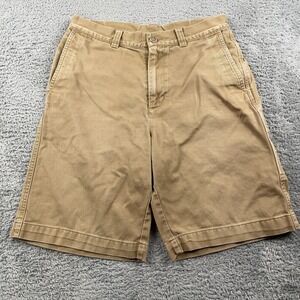 Patagonia Shorts Mens 30 Khaki Canvas 10" Custodian Flat Front Hiking Climbing